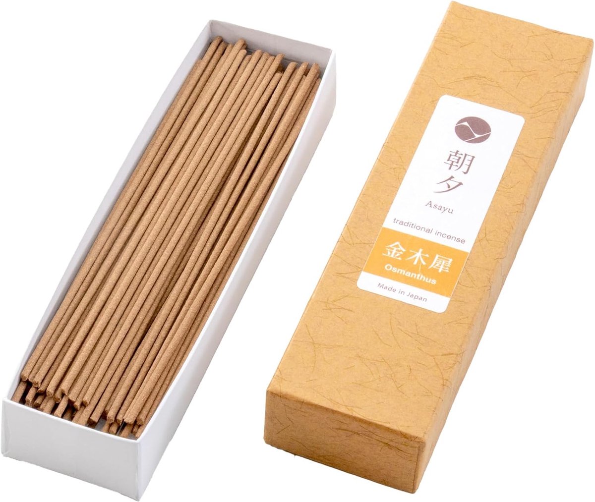 Asayu Japan Incense Sticks - Osmanthus - Traditional Incense for Morning or Evening Meditation, Relaxation or Yoga - ShopVlot