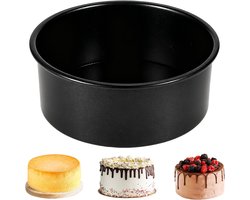 YXHZVON Ronde Taartvorm, 6 inch Roestvrijstalen Taartbodemvorm, Ronde Taartvorm, Fruitbodemvorm voor - ShopVlot