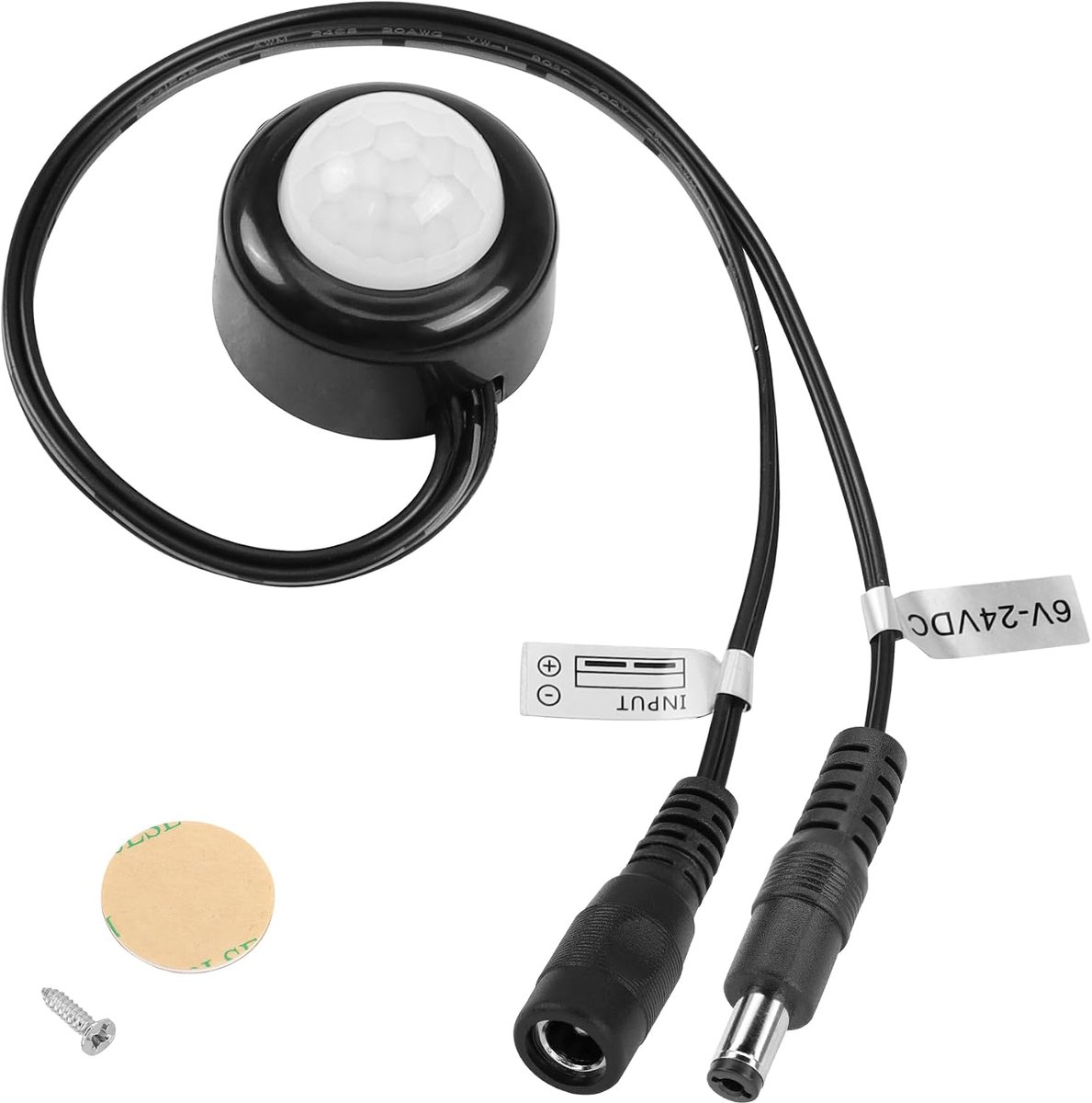 PIR Motion Sensor Switch,DC 6V-24V 5A PIR Infrared Motion Human Body Sensor Detector Switch,Light Sensor Adjustable - ShopVlot