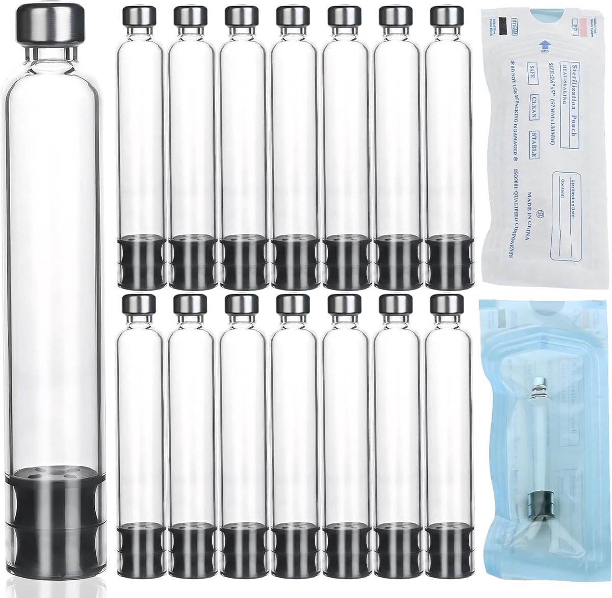 Lege cartridge 15 stuks patroon in penpatroonstijl lege pen patroonstijl - ShopVlot