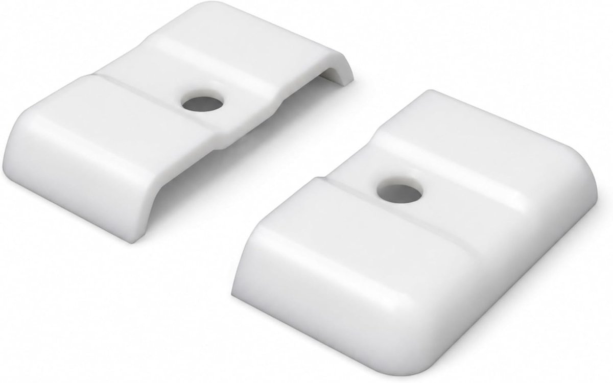 2 x eindkappen voor sierlijsten type borstel, sierdoppen set voor caravan, oldtimer, gereedschapslijst - ShopVlot