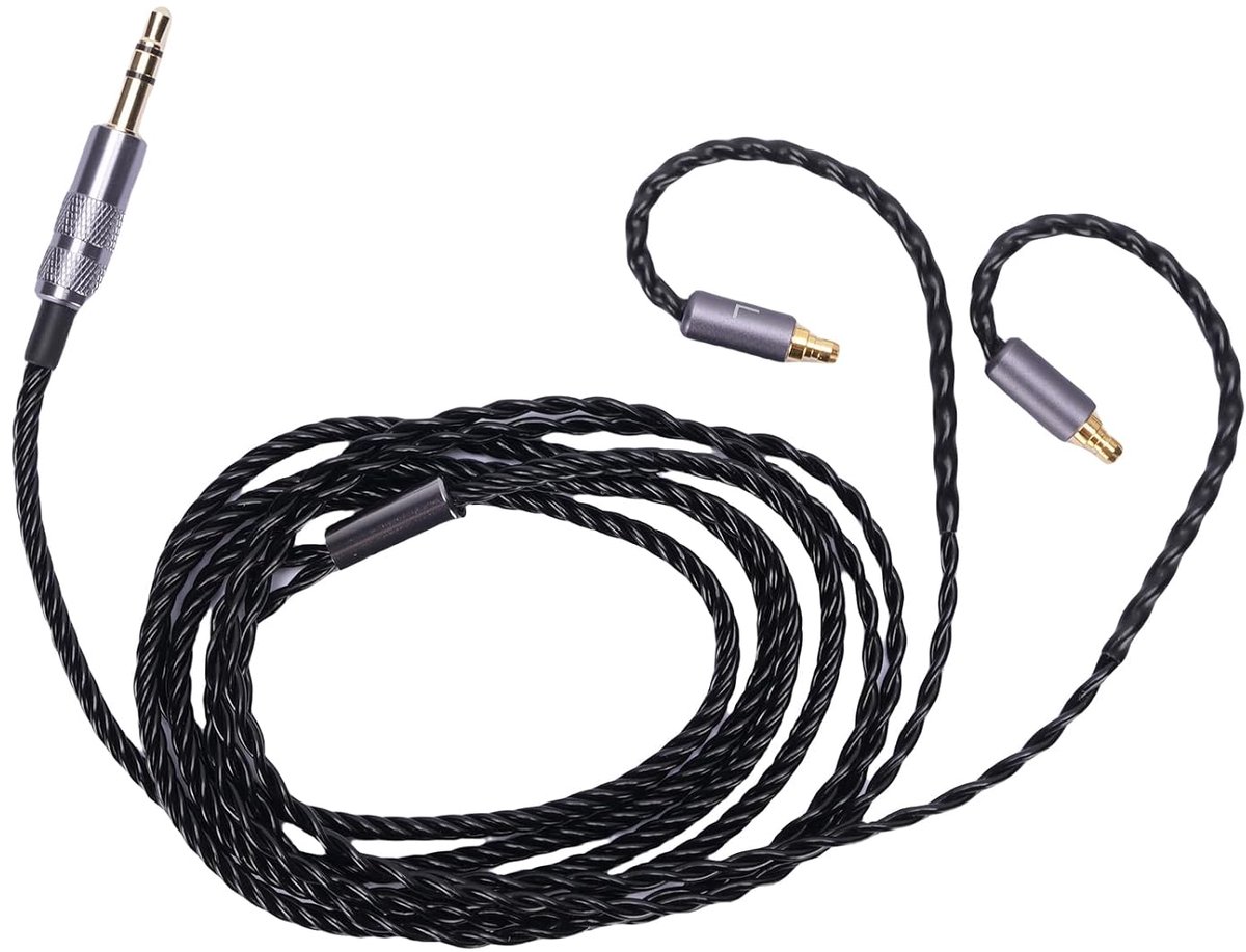 ASHATA Replacement Audio Cable Upgrade Headphone Cord for IE 100 IE400 IE 500 IE100 Pro IE400 Pro IE 500 Pro, Earphone - ShopVlot