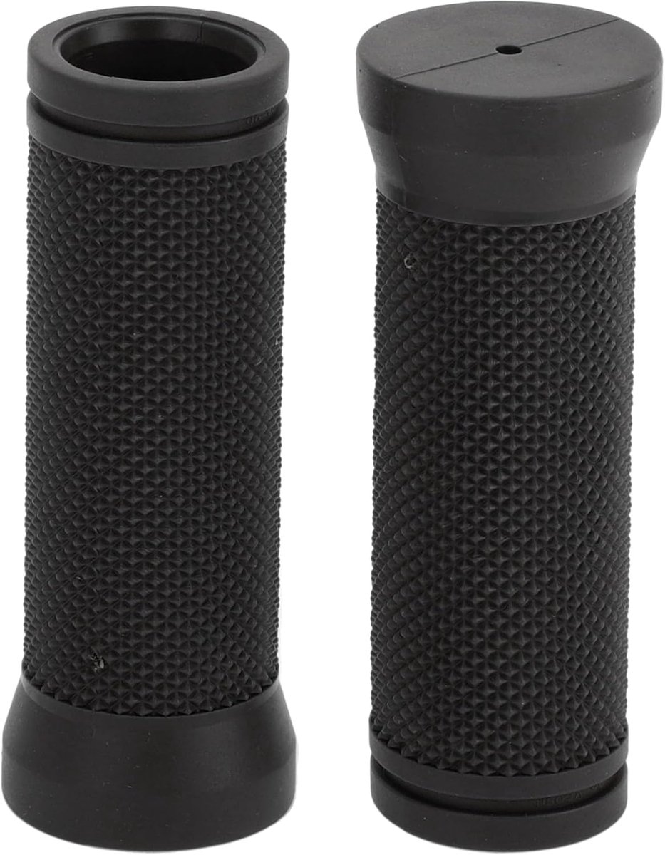 Fietsstuurgrepen Covers 90 mm lang lichtgewicht - Fiets End Grip Protector Zwart 1 Paar - ShopVlot