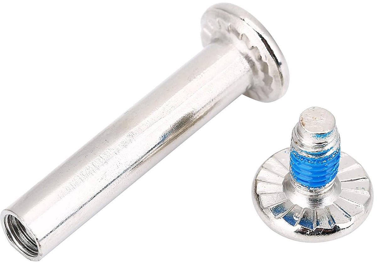 Inline Skate Screws, Bearings Disc Screws Skating Wheel Axles Hardware for Inline Skate Replacement 10pcs(36mm) - ShopVlot