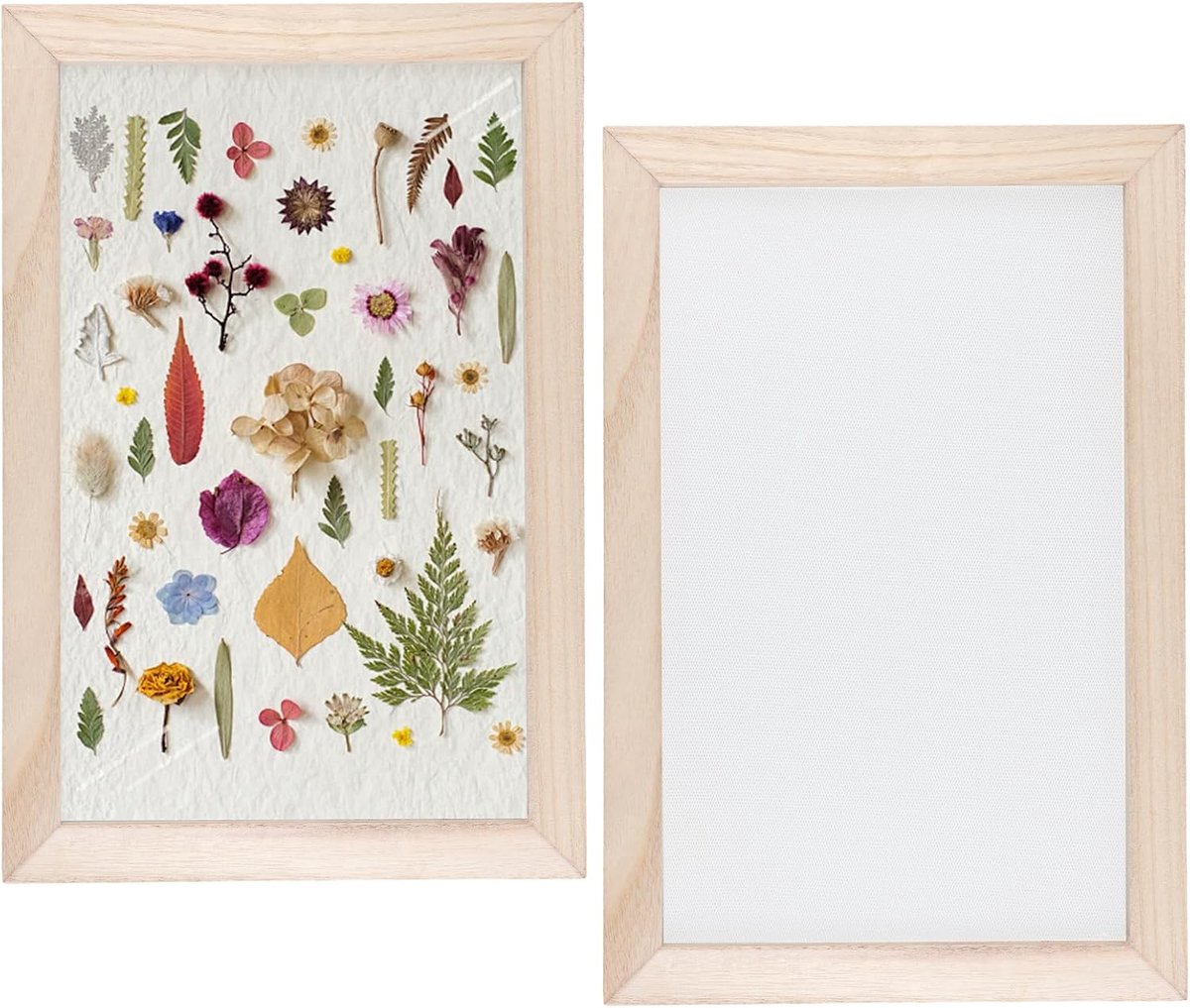 Papierframe 30 x 20 cm - Hoogwaardige dennenhout - Handgemaakt - Ideaal voor knutselen - ShopVlot