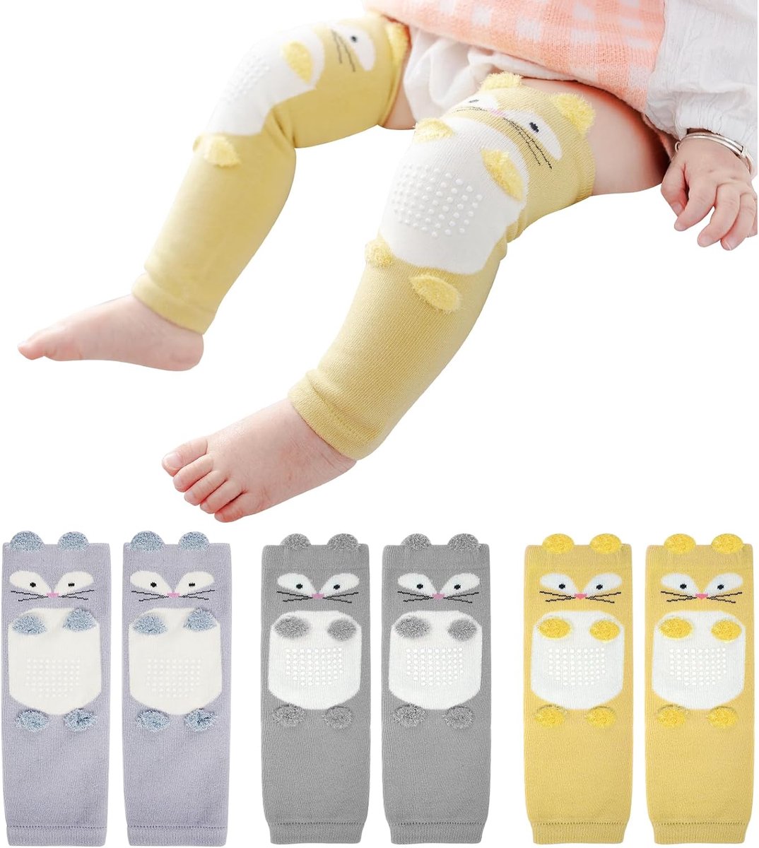 Kniewarmers voor peuters - schattig dierenpatroon - voor jongens en meisjes - extra comfort voor de kleintjes - ShopVlot