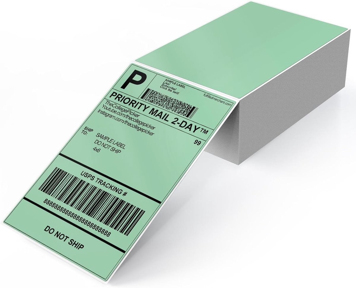 Verzendlabels 10x15cm - Vinyl Zelfklevend - Waterproof - Perfect voor kantoor en magazijn - ShopVlot