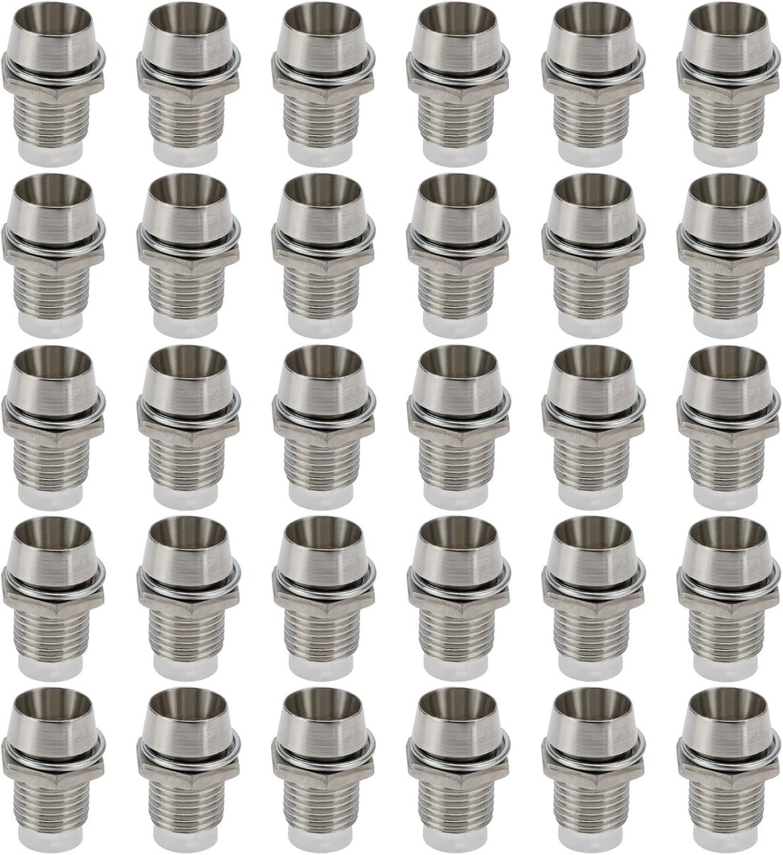 LED Houder - Bezel Clip - Paneel Montage - Eenvoudige Installatie - 5mm Diameter - Zilver