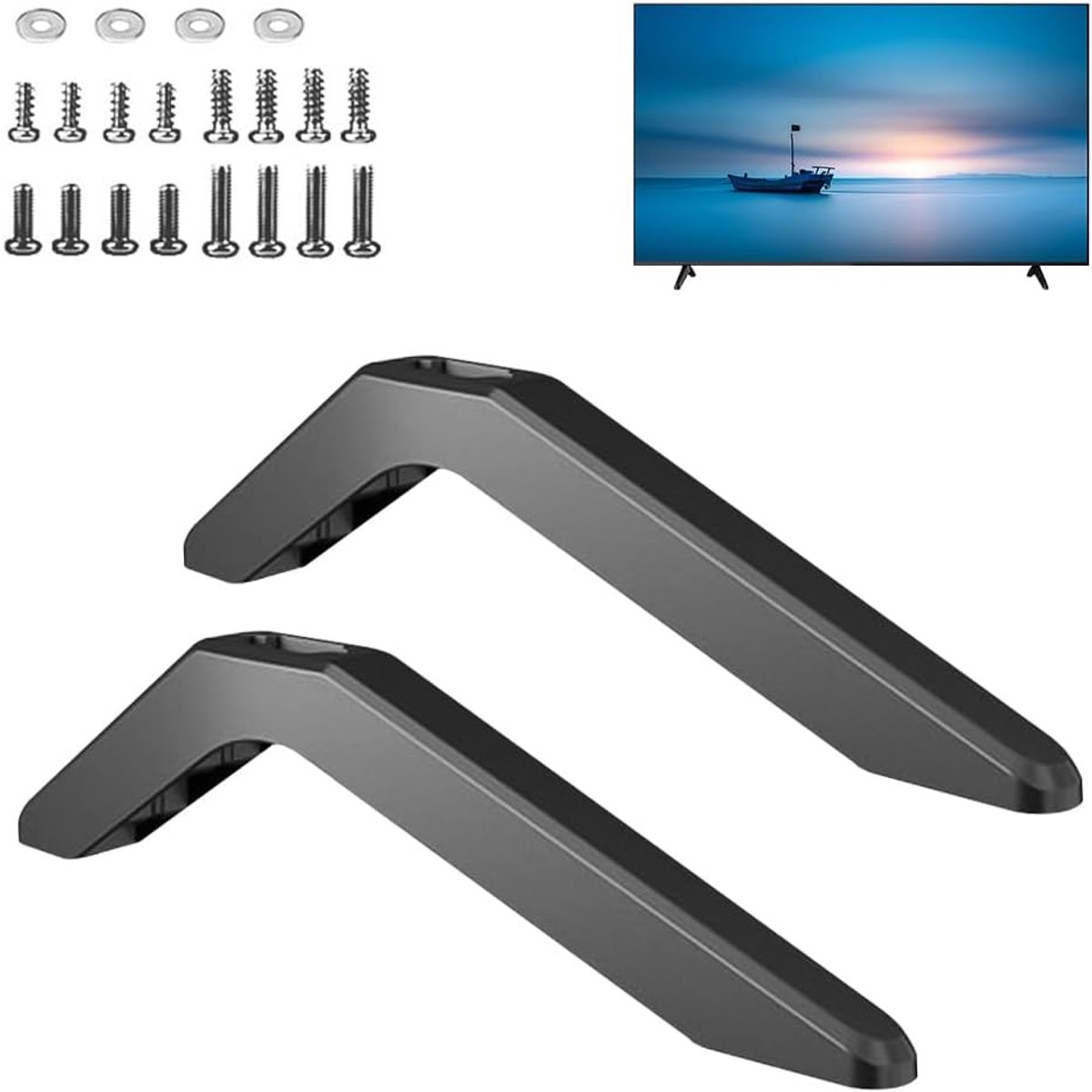 Universele TV standaard - Geschikt voor 32-55 inch TV's - Inclusief bevestigingsschroeven - Ideaal voor stabiliteit - ShopVlot