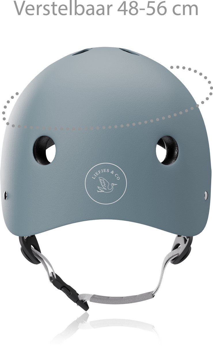 Liefjes & Co Kinderstep – Met Kinderhelm - Lichtgevende Wielen – Pastelblauw — afbeelding 8