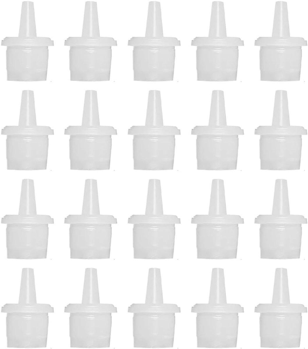 Lijm Fles Insert Vervanging Tip 20 STKS - Plastic Spuitmond - Herstelt Lijmstroom - Voor Wimper Extensions - ShopVlot