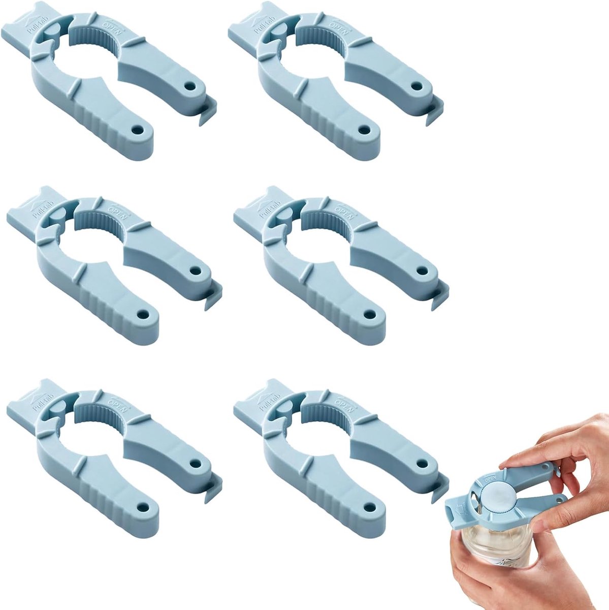 Plastic flesopener 4-in-1 - Multifunctionele en grappige dop- en schroefdopopener - ShopVlot