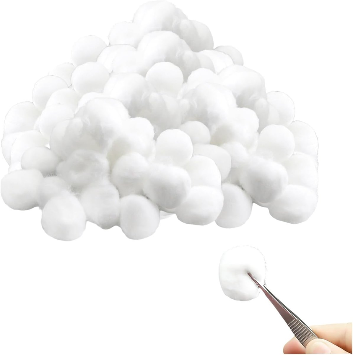 Katoenen Wattenbolletjes 300 Stuks - Absorberend - Zacht en Ademend - Ideaal voor Makeup Verwijdering - ShopVlot