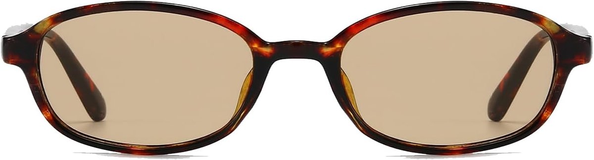 Zonnebril narrow oval - retro 90s stijl - UV400 bescherming - trendy accessoire - ShopVlot