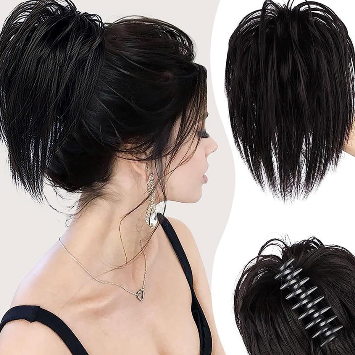 Ponytail haar extensie 30 cm - synthetisch haar - elegant en stijlvol kapsel - ShopVlot