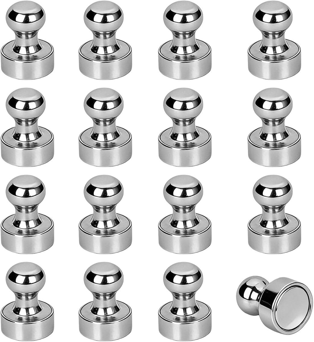 16 stuks sterke neodymium magneten - kleine ronde magneten 12 x 16 mm - ShopVlot