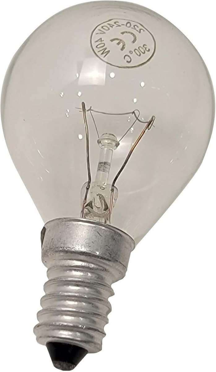 Fischer E14 Oven Lamp, 40 W, 230 V, Diameter 45 x 78 mm - ShopVlot