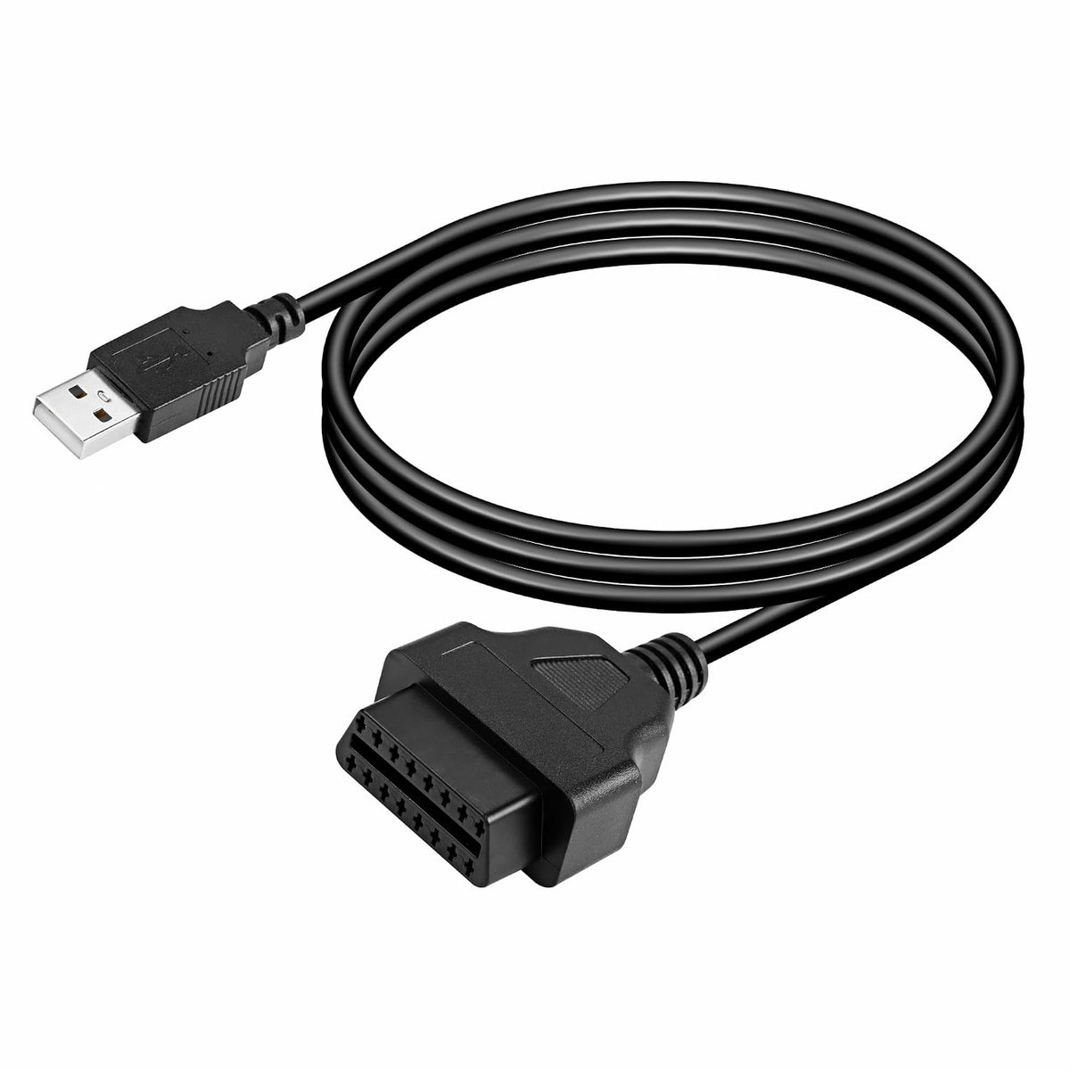 CERRXIAN 3.3 FT OBDII Bus to USB-A Plug Cable, OBD2 to USB Connection Cable - ShopVlot
