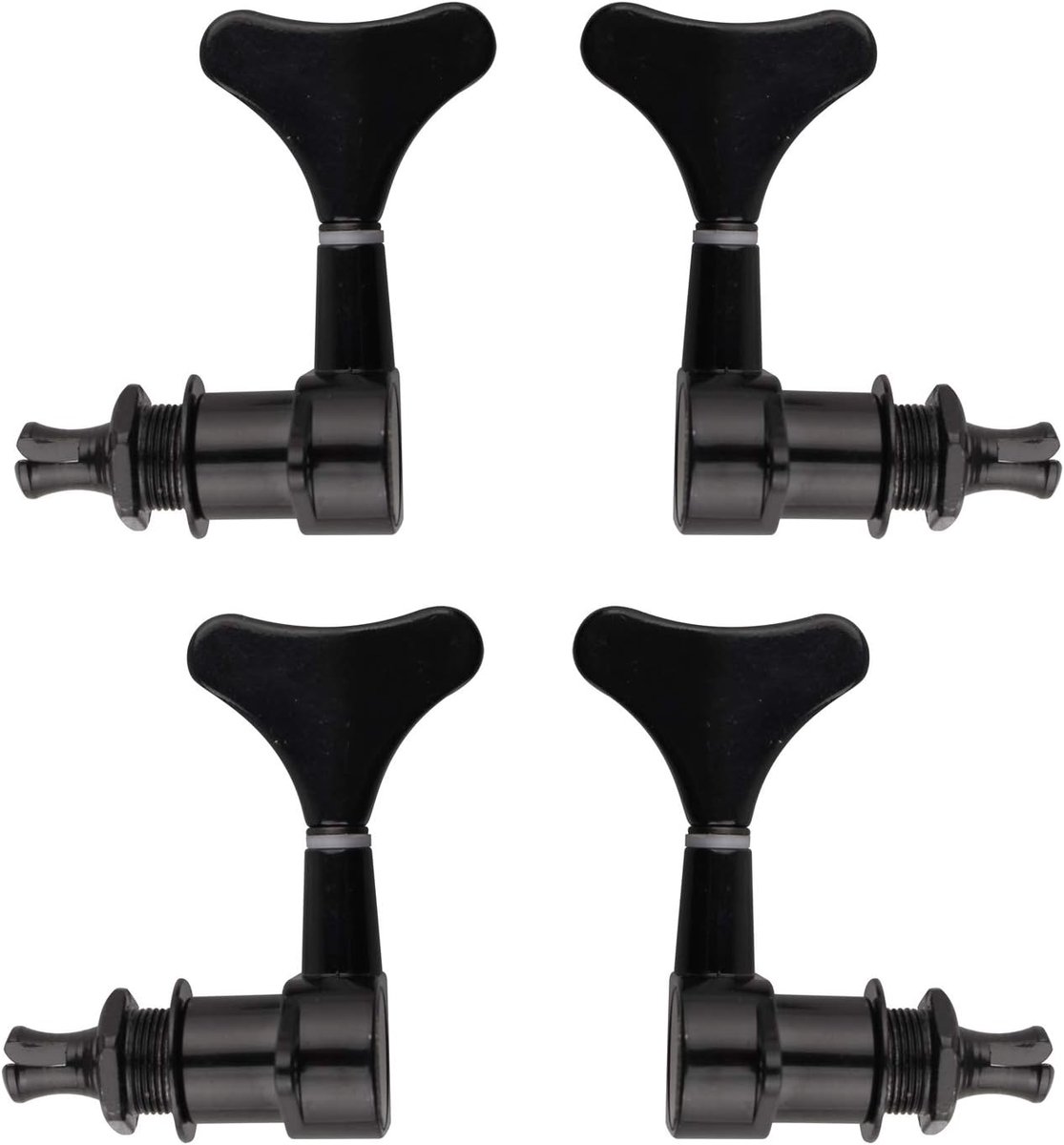 2L2R 4pcs Black Sealed Acoustic or Electric Bass String Tuning Pins Keys Machine Head Tuners for Bass Guitar Gotoh - ShopVlot