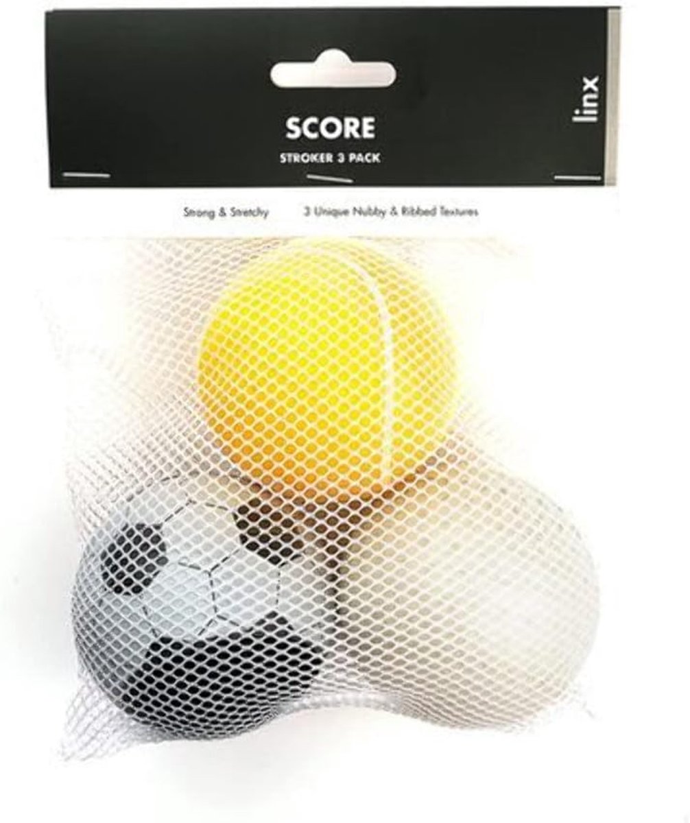 Linx Score Stroker Ball 3-Pack Löschen/Multi OS, 310g - ShopVlot