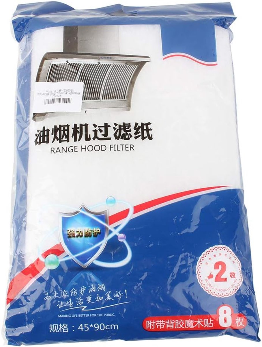 Grease Filters Paper, 2pcs Cooker Hood Paper Hood Cooker Hood Kitchen Tools Restaurant Cooker Cooker Smoke Range - ShopVlot
