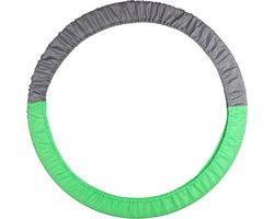 DRUNA Ritmische Gymnastiek Hoepelhoes INDIGO Universeel 60-90 cm - Lichtgroen-Grijs - ShopVlot