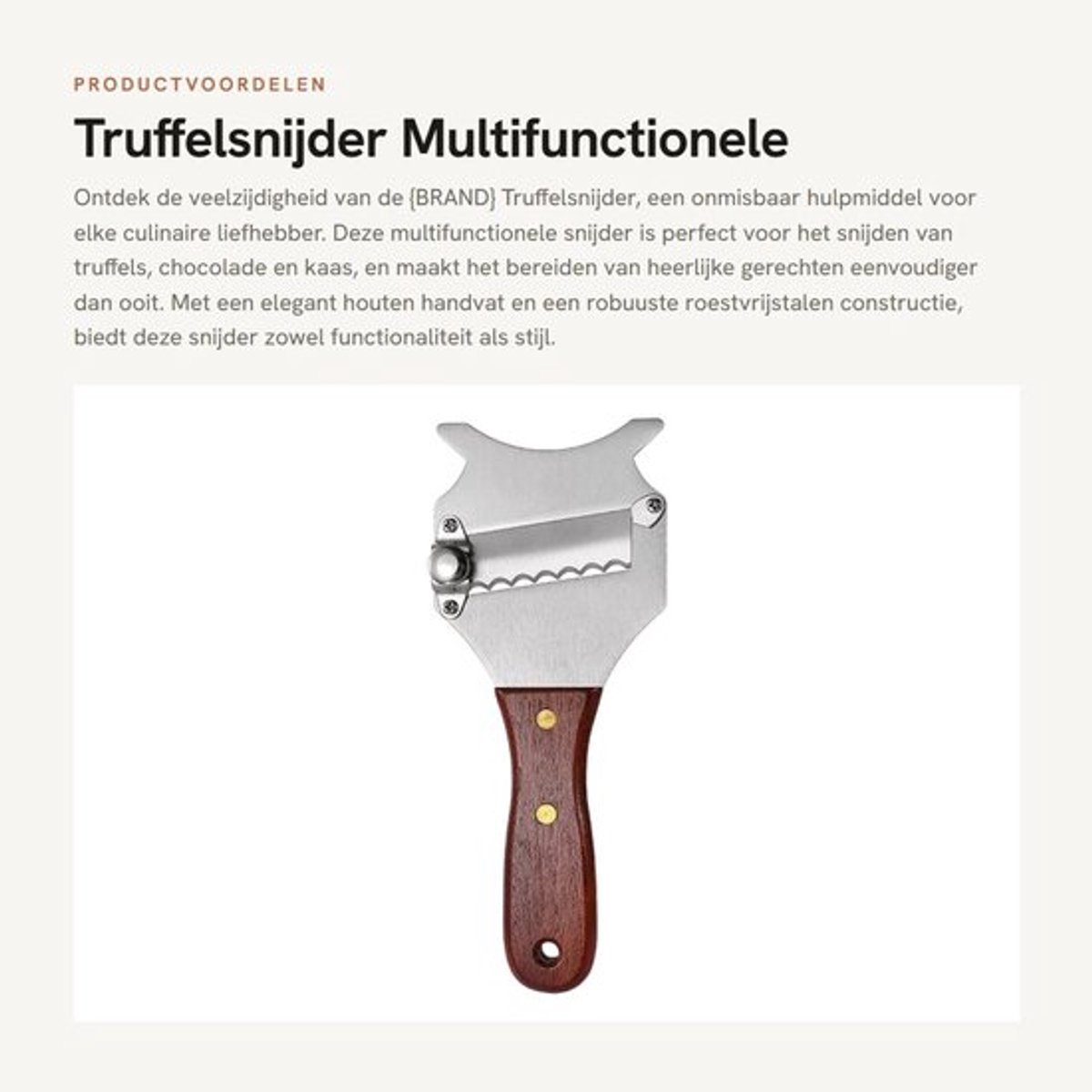 Truffelsnijder - Multifunctionele Chocoladescheerapparaat - Instelbare Dikte - Zilver - Kaassnijder - Voor Thuisgebruik - Roestvrij Staal