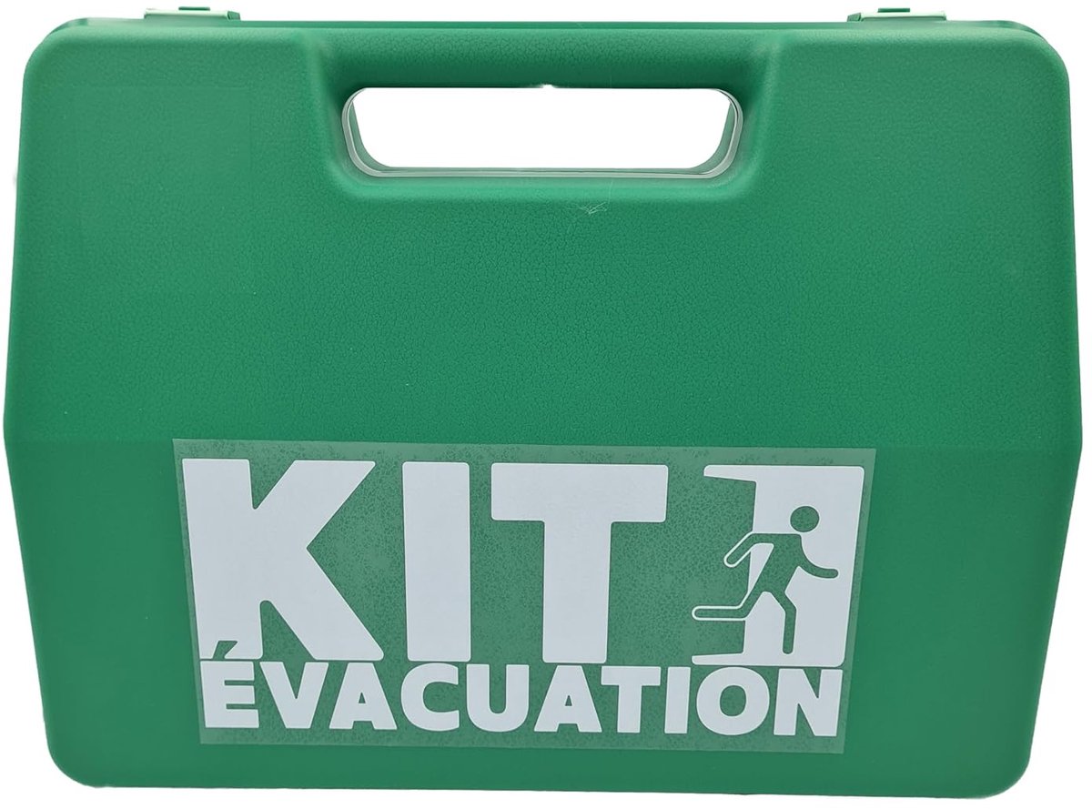 Evacuatiekit - lege koffer - wandmontage - voor brandoefeningen - ShopVlot
