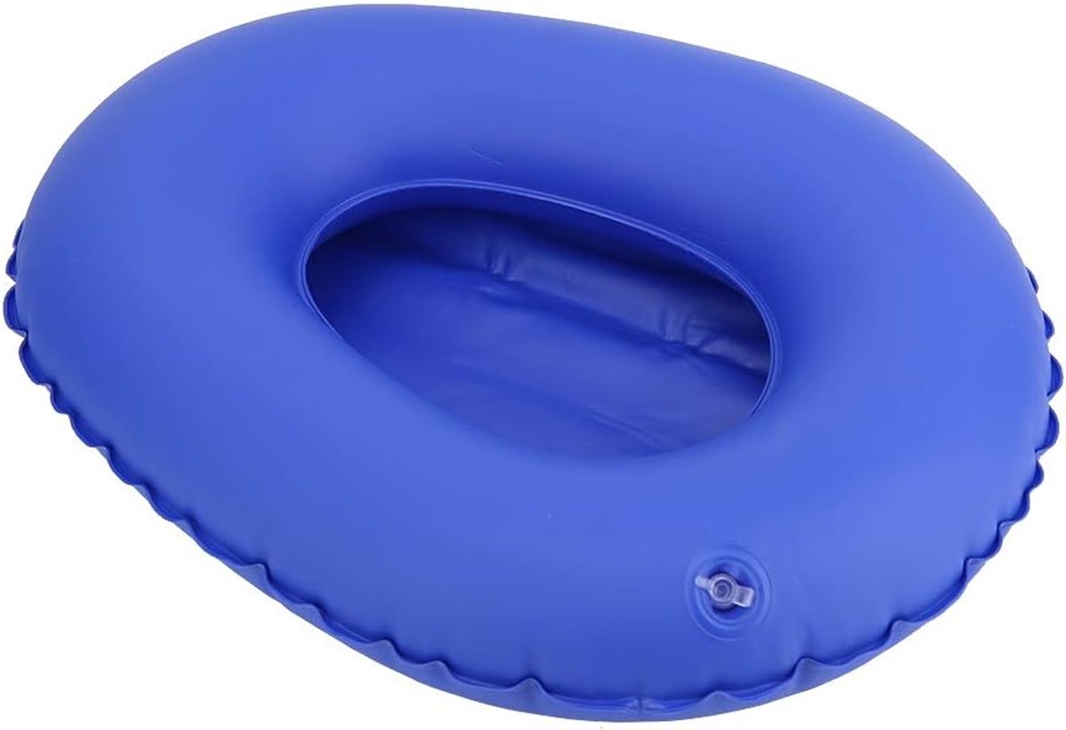 Opblaasbare Bedpan - Comfortabel en Weerstandbiedend - Ergonomisch Ontwerp - Ideaal voor Bedlegerige Patiënten - ShopVlot