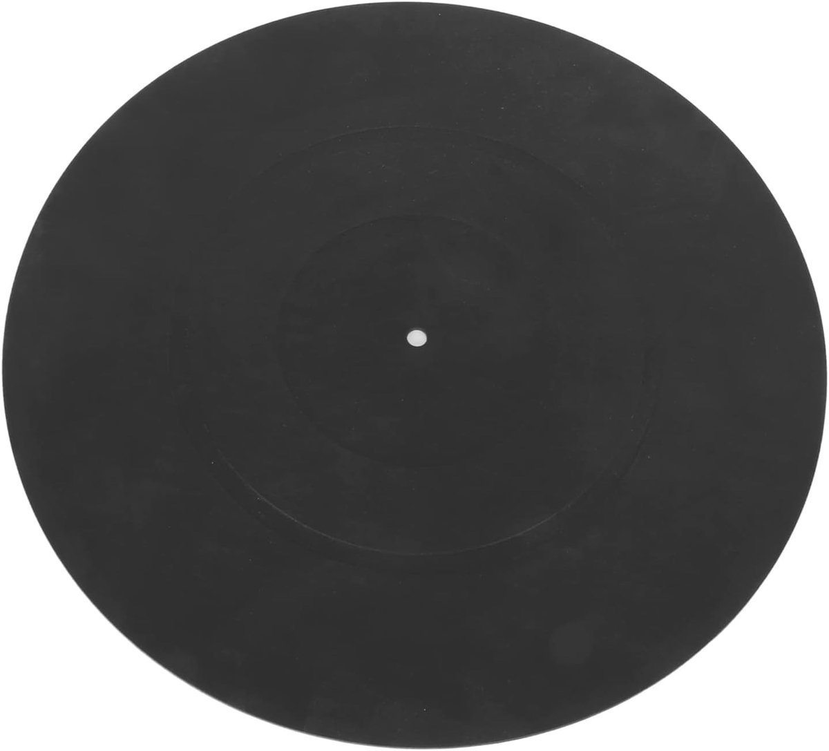 Draaiplateau mat 12 inch - Rubber antistatisch slipmat - Vermindert stof en geluid - Universeel voor LP draaitafels - ShopVlot