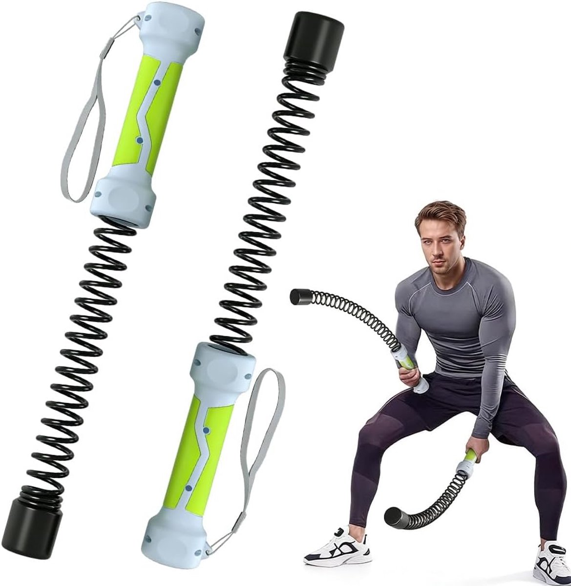 Combat Ropes Set - 2 Stuks - Draadloos Fitnessmateriaal - Verbeterde grip voor spieropbouw - ShopVlot