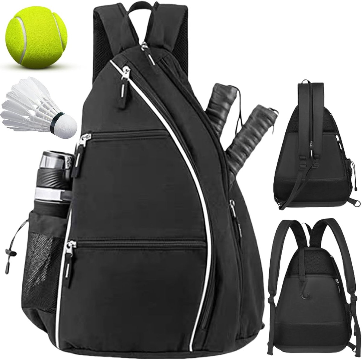 Tennisrugzak Large - Unisex Sporttas - Diverse Compartimenten - Ideaal voor Rackets en Accessoires - ShopVlot