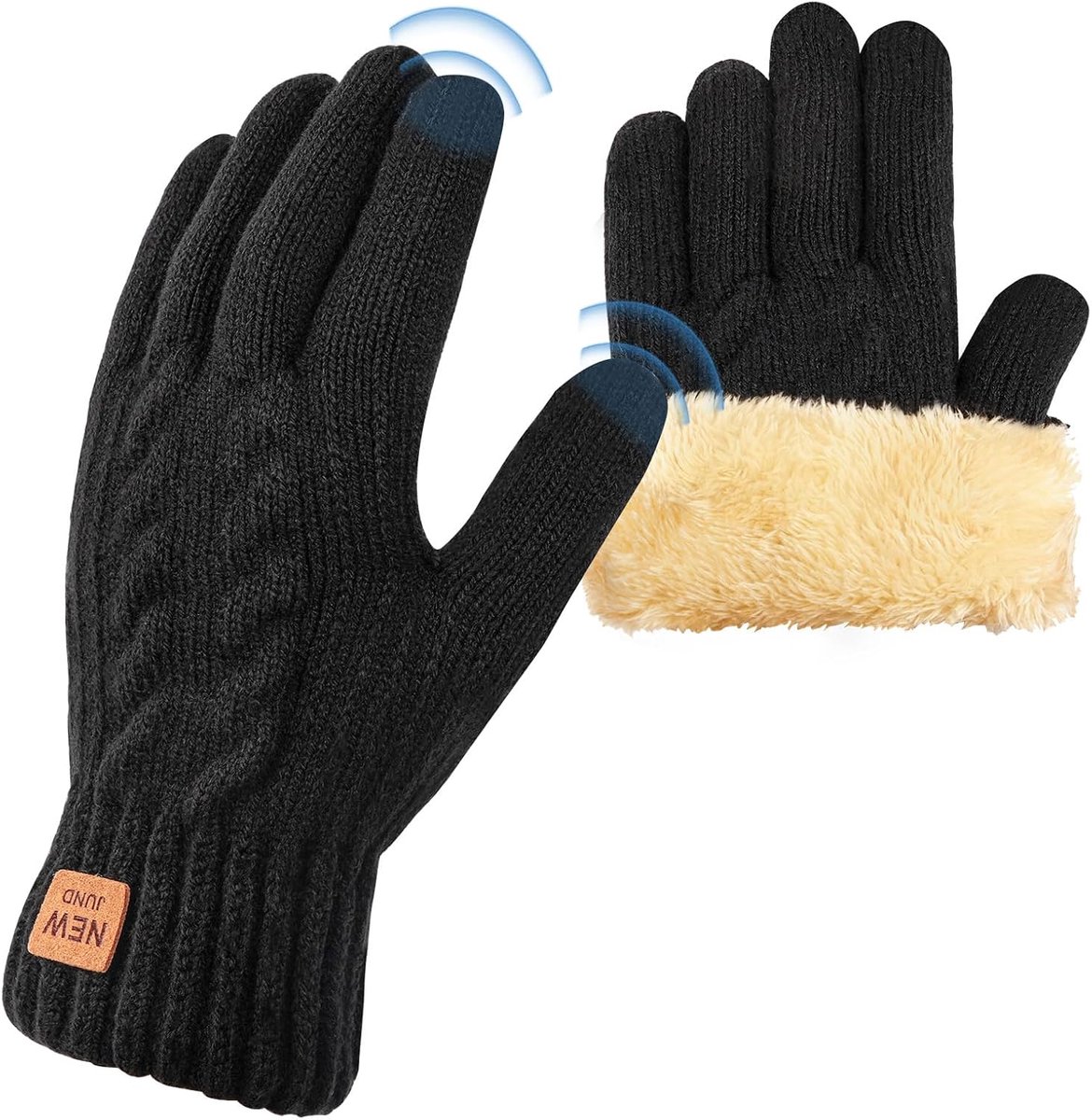 Thermische winterhandschoenen - dubbelzijdig ontwerp - touchscreen geschikt - ideale warmte voor koude dagen - ShopVlot
