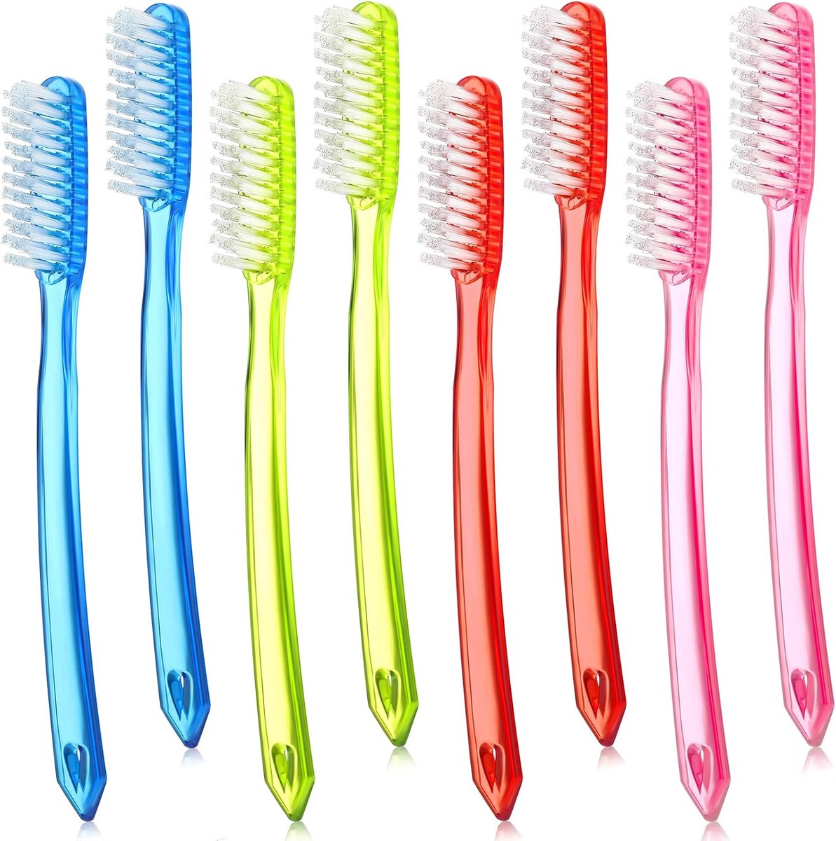 Zopeal Extra Hard and Sturdy Adult Toothbrush Bulk Huge Head Bristle Full Head Manual Toothbrush for Cleaning (8 - ShopVlot