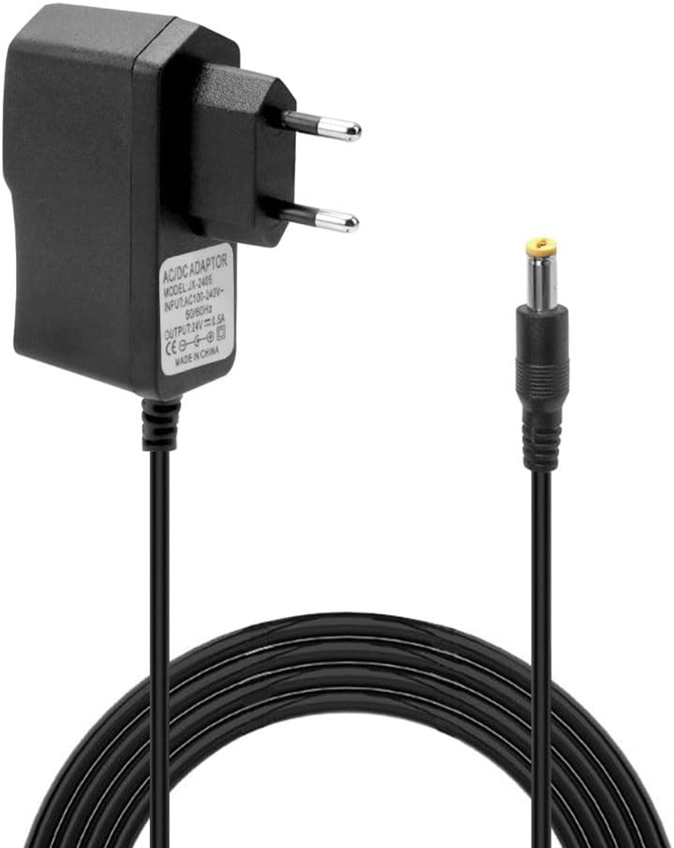 DC 24V 0.5A 500mA Power Adapter Plug 5.5mm x 2.1mm, 100V~240V Replacement Charger for Essential Oil Diffuser - ShopVlot