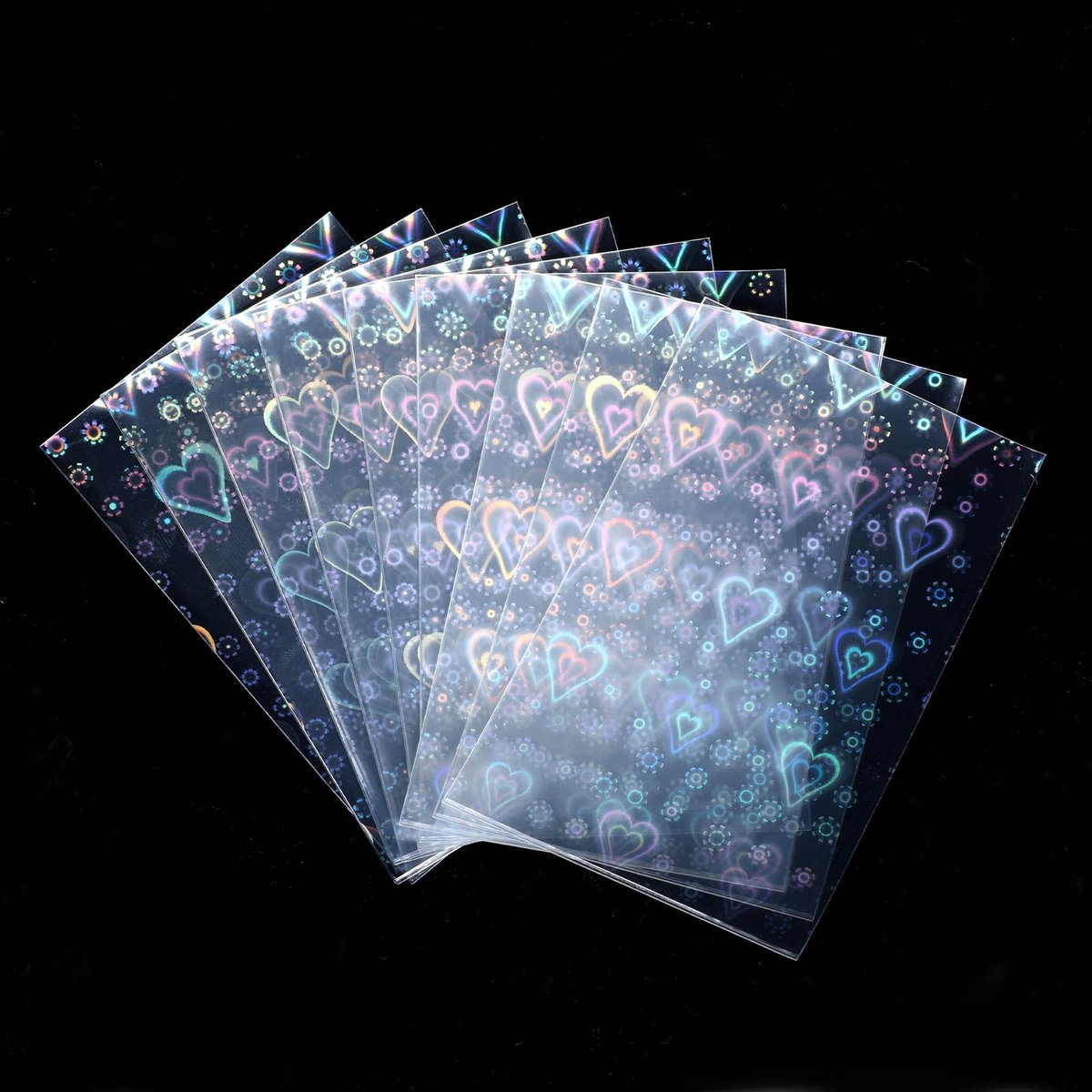 Solidchoice - 100 Stuks Holografische Beschermhoezen voor Kaarten