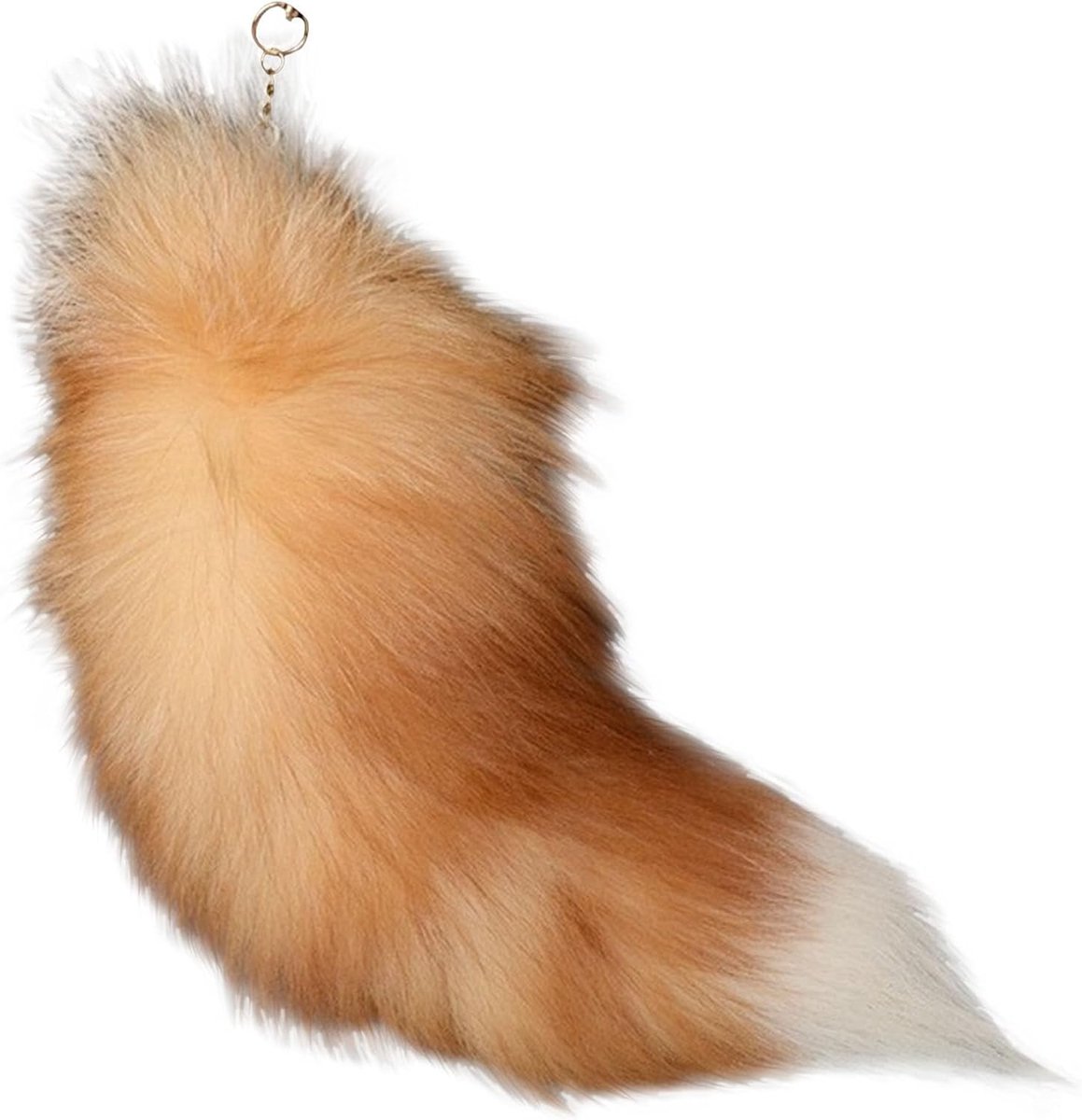 Deurhanger - 40cm - Gouden Foxtail - Zachte pompon decoratie - Voor autosleutels - ShopVlot