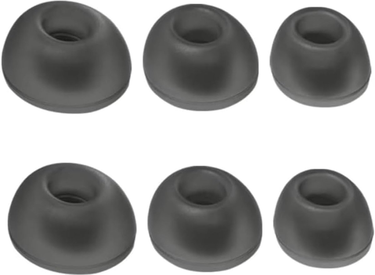 Vervangende silicone oordopjes - S/M/L 3 maten - Geluidsisolatie - Geschikt voor JBL Vibe Buds en Live Pro TWS 2 - ShopVlot