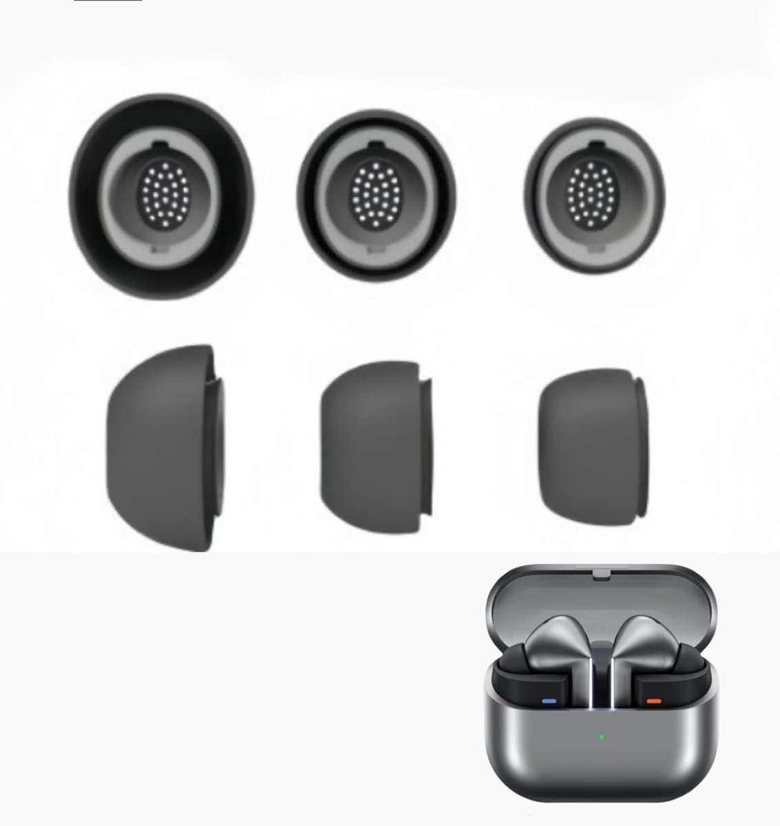 Silicone Oordopjes S/M/L - 3 Paar - Comfortabel - Geschikt voor Samsung Galaxy Buds 3 Pro - ShopVlot
