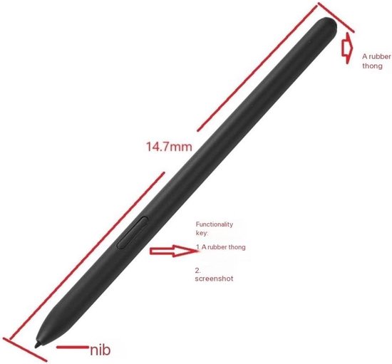 Magnetische pen voor ReMarkable 2 - vervangbare tips - drukgevoeligheid 4096 - palmafwijzing - ShopVlot — afbeelding 5
