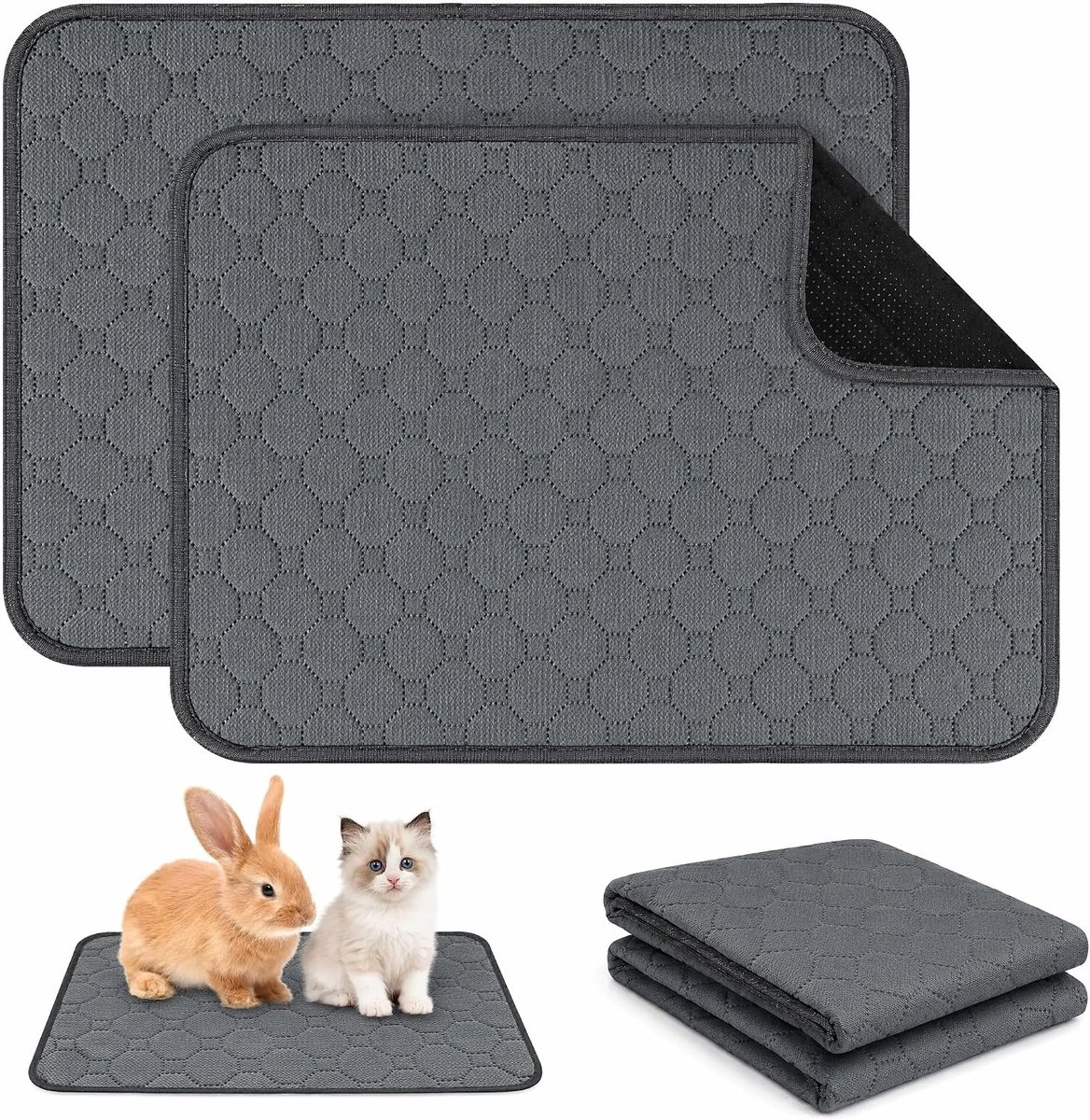 PIPI Pads 60x45cm - Wasbare Ondergrondse Mat - Waterproof en Antislip - Bescherming voor Vloeren - ShopVlot