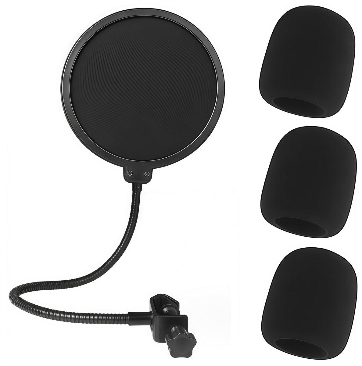Solidchoice - Microfoon Anti-Pop Filter met Flexibele Gooseneck