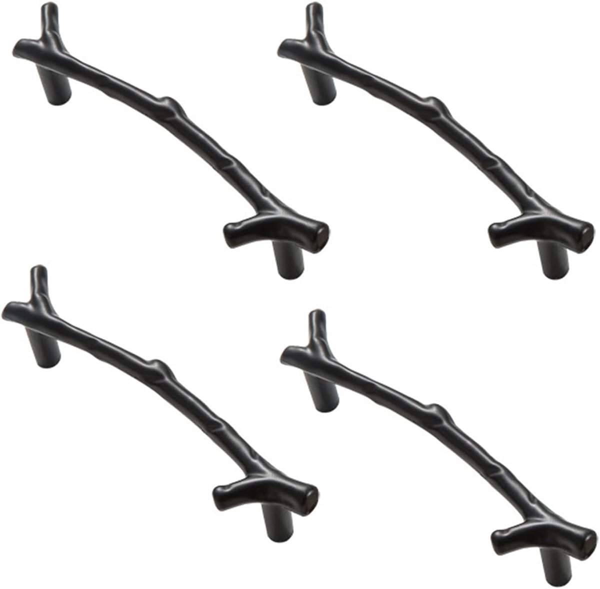 Decoratieve Deurgrepen - 4 Stuks - Zinklegering Antiek - Retro Design - Voor Meubel DIY Decoratie - ShopVlot