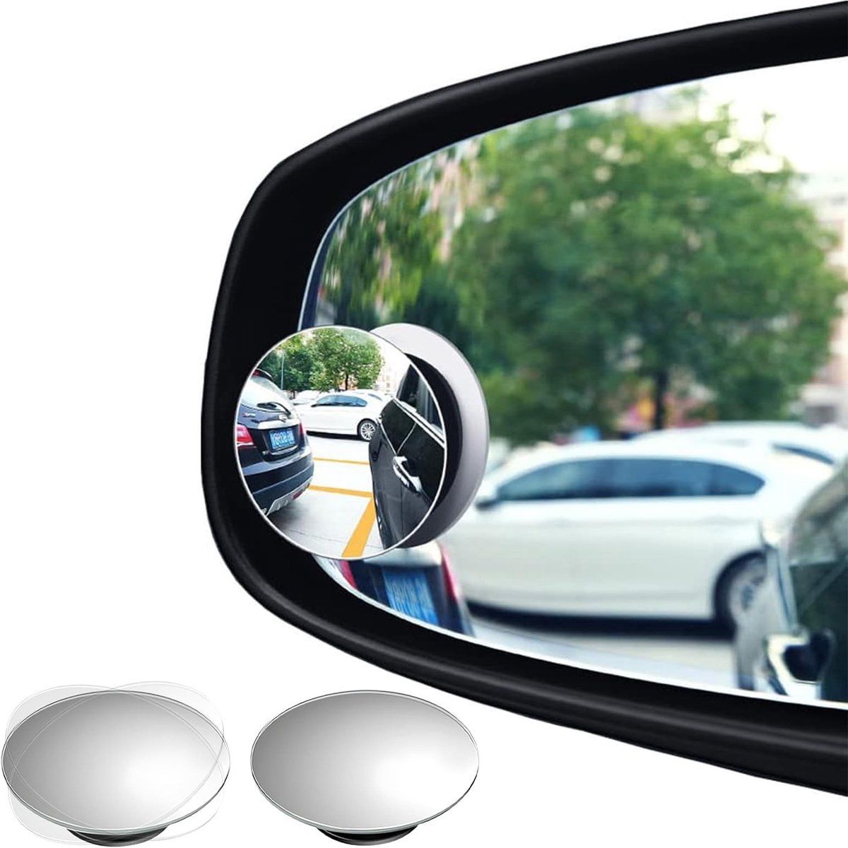 Solidchoice - 2 Stuks Dodehoekspiegels voor Auto