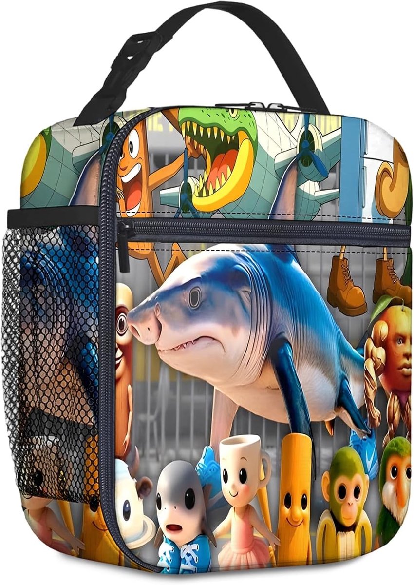 Lunchtas voor kinderen - geïsoleerde koeltas - Oxford-stof - uniek Italiaans design voor school - ShopVlot