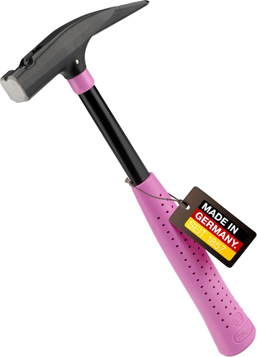 PICARD Latthammer Pink Edition, No. 626M 760 g Smooth Magnetic Nail Holder, GS Tested and VPA Certified, Corrosion - ShopVlot