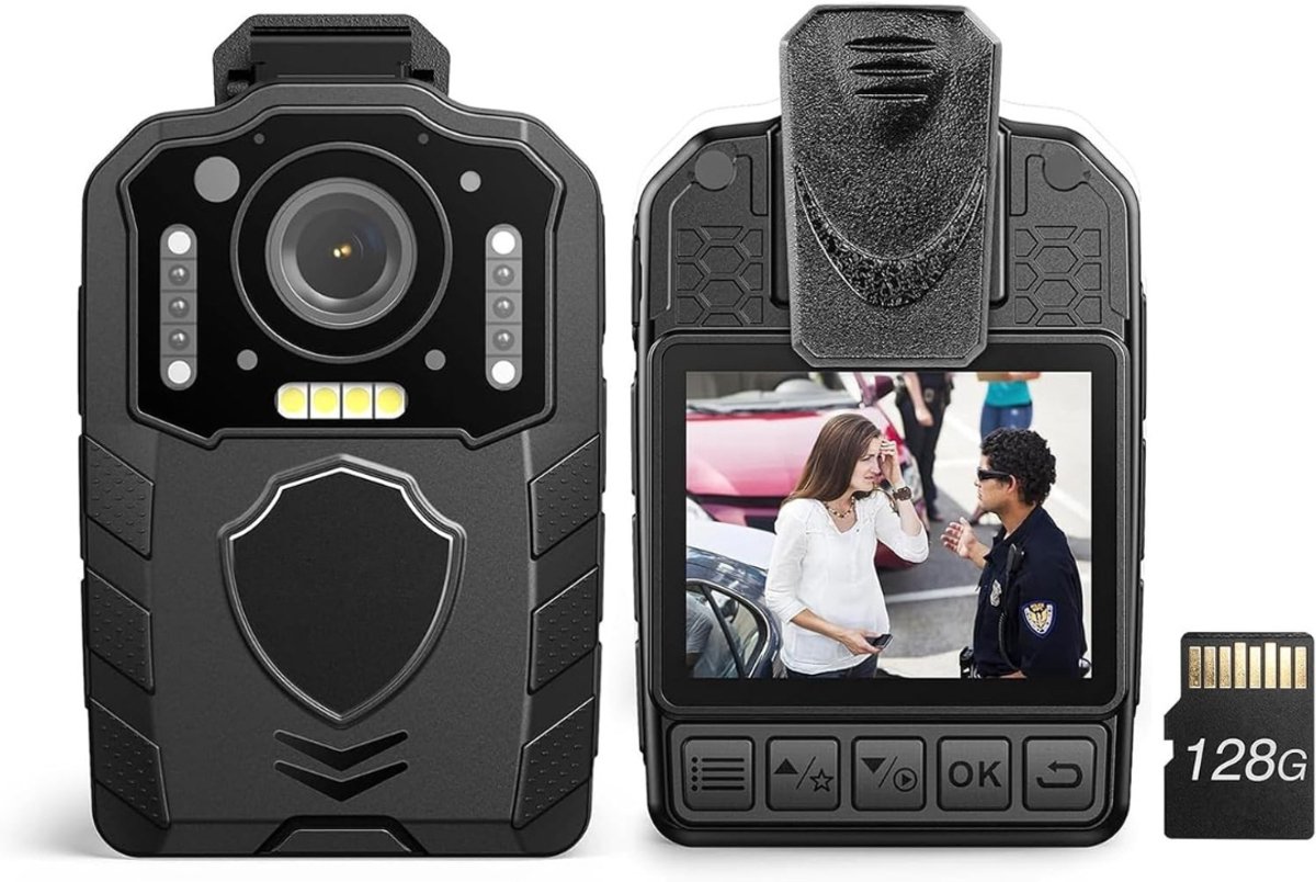 QORA® Bodycam - Cam - Zwart - 15cm x 10cm x 8cm