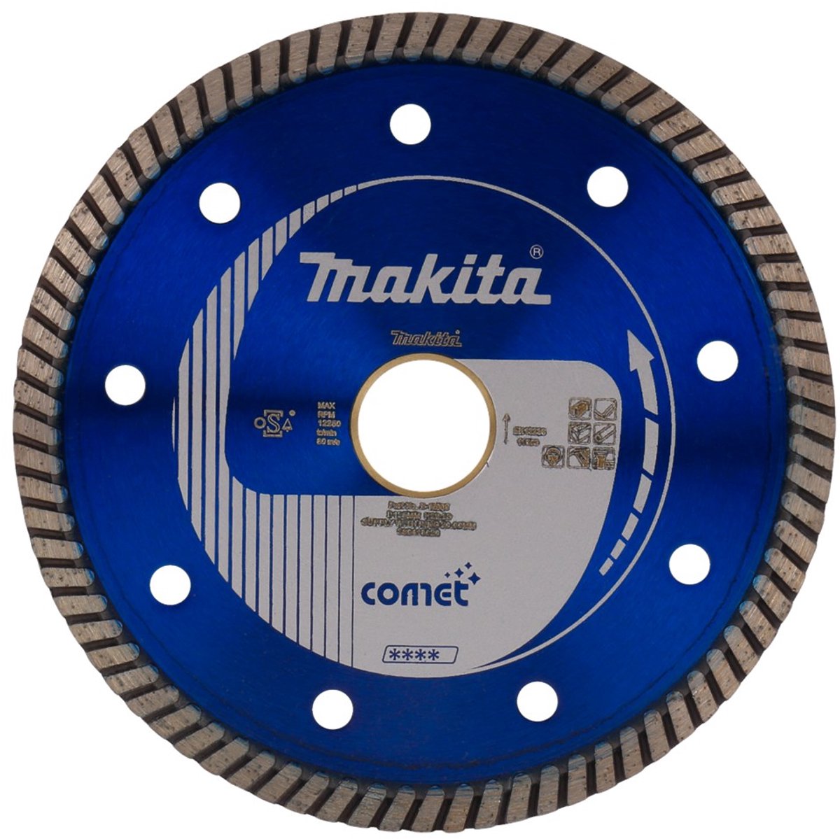 Makita 125 x 22,23 x 2,4 mm 20 mm Diamantschijf | + reduceerring - B-12996