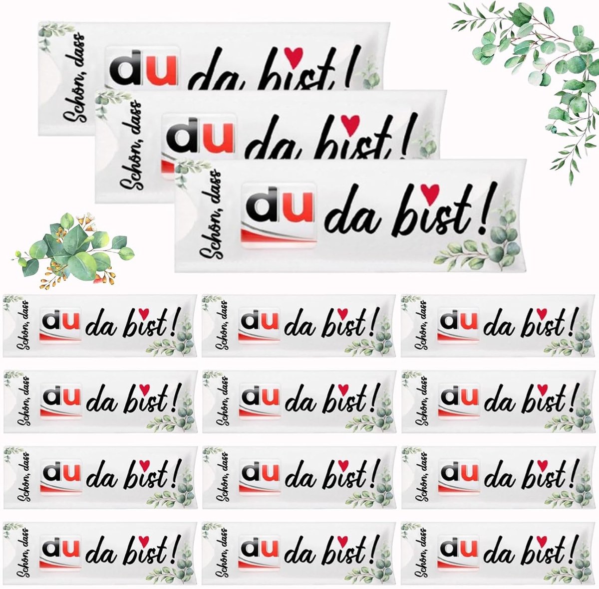 SnelShoppen - 15 Stuks Mooie Cadeauverpakkingen van Hoogwaardige Vilt voor Trouwerij, Doop, Kerst, Verjaardag en Bevestiging