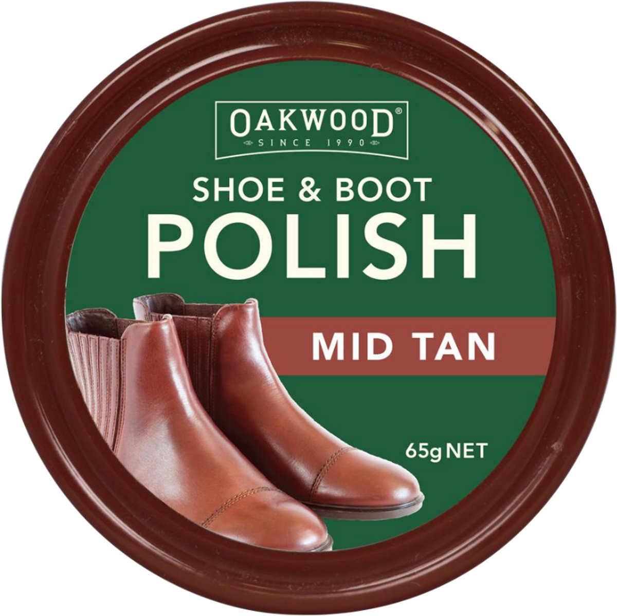 Oakwood Shoe & Boot Polish - Mid Tan